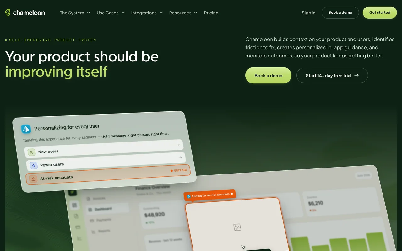 Chameleon's homepage, October 2026